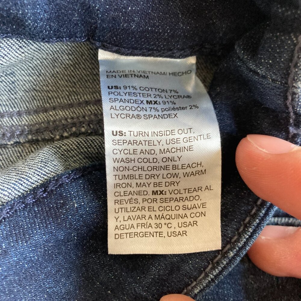 Chico's Pull-On Ankle Jegging Inverness Indigo Size 0 Regular - NWT - Picture 11 of 16